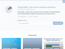 Tablet Screenshot of empiricalhr.com